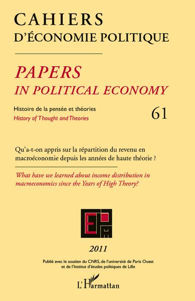 Image de Qu'a-t-on appris sur la répartition du revenu en macroéconomie depuis les années de haute théorie ?
