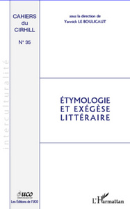 Image de Etymologie et exégèse littéraire