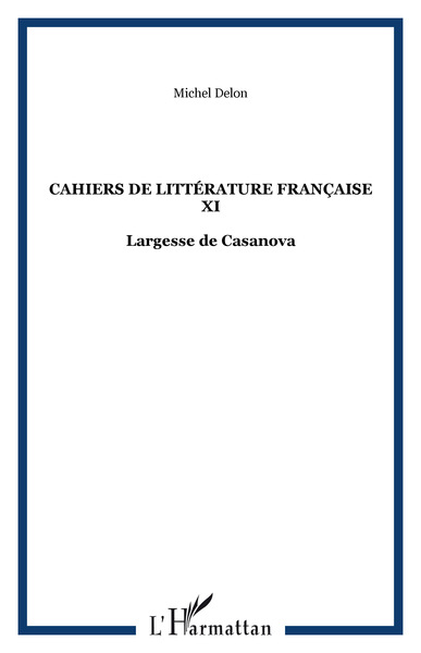 Image de Cahiers de littérature française XI