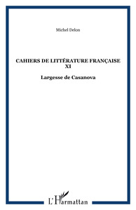 Image de Cahiers de littérature française XI