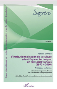 Picture of Institutionnalisation de la culture scietifique et technique, un fait social francais