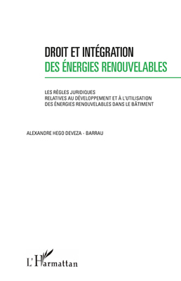 Picture of Droit et intégration des énergies renouvelables