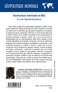 Image de Géopolitique identitaire en RDC