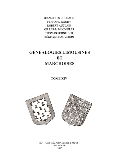 Image de Généalogies Limousines et Marchoises T14