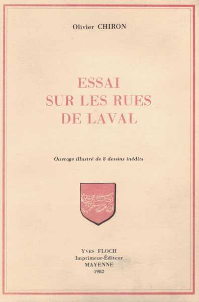 Picture of Essai sur les Rues de Laval
