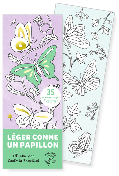 Picture of Marque-pages - Léger comme un papillon