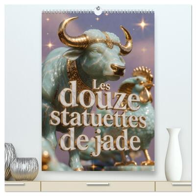 Image de Les douze statuettes de jade (Calendrier mural haut de gamme 2027 DIN A2 horizontal), CALVENDO calendrier mensuel