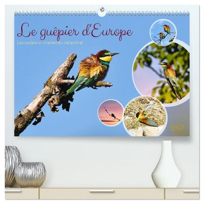 Image de Le guêpier d'Europe (Calendrier mural haut de gamme 2027 DIN A2 vertical), CALVENDO calendrier mensuel