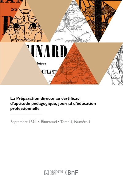 Image de La Préparation directe au certificat d'aptitude pédagogique, journal d'éducation professionnelle