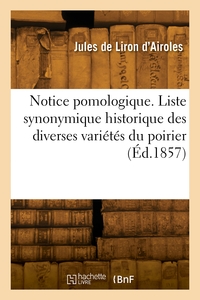 Picture of Notice pomologique