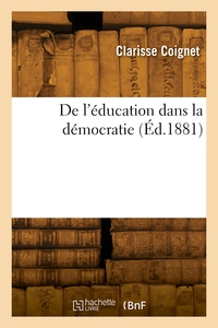 Image de De l'éducation dans la démocratie