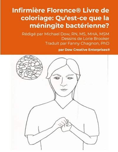 Picture of Infirmière Florence® Livre de coloriage: Qu'est-ce que la méningite bactérienne?