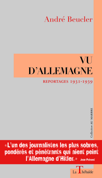 Image de VU D'ALLEMAGNE. REPORTAGES 1931-1939