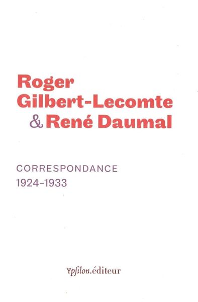 Image de Correspondance 1924-1933
