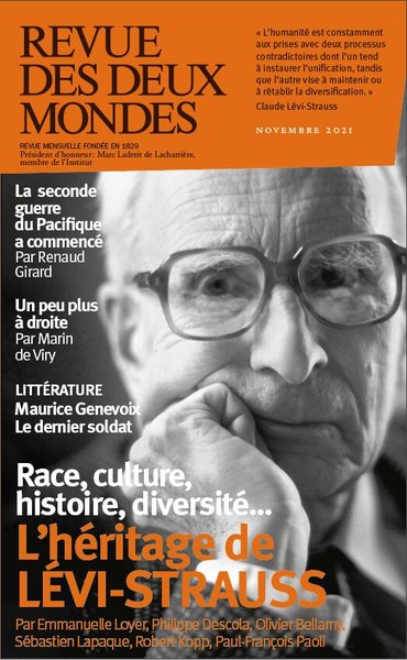 Image de Revue des Deux Mondes Novembre 2021 - Claude Lévi-Strauss