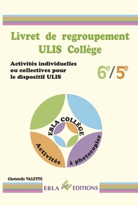Image de Livret de regroupement ULIS Collège 6e/5e