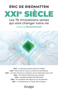 Picture of XXIe siècle - Les 75 innovations vertes qui vont changer notre vie