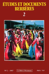 Picture of Études et documents berbères n°2 - 1987
