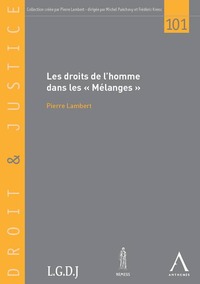 Image de LES DROITS DE L'HOMME DANS LES « MÉLANGES »
