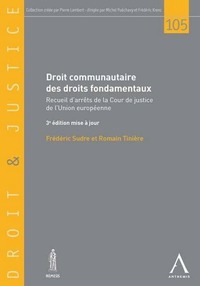 Picture of DROIT COMMUNAUTAIRE DES DROITS FONDAMENTAUX - 3ÈME ÉDITION