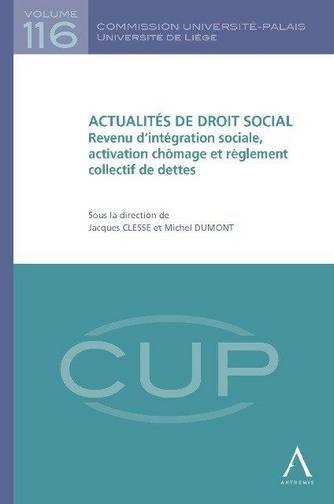 Image de ACTUALITÉS DE DROIT SOCIAL - REVENU D'INTÉGRATION SOCIALE, ACTIVATION CHÔMAGE ET