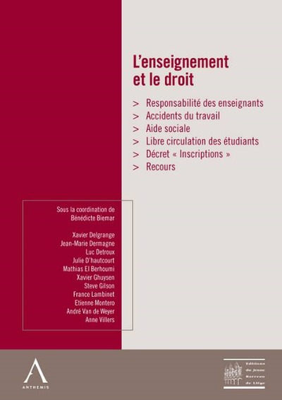 Image de l'enseignement et le droit