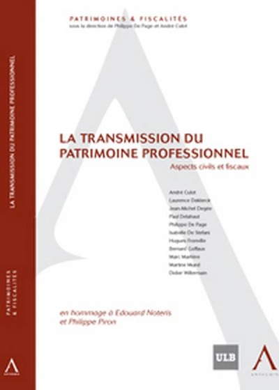 Picture of LA TRANSMISSION DU PATRIMOINE PROFESSIONNEL
