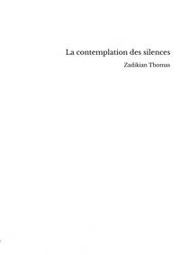 Picture of La contemplation des silences