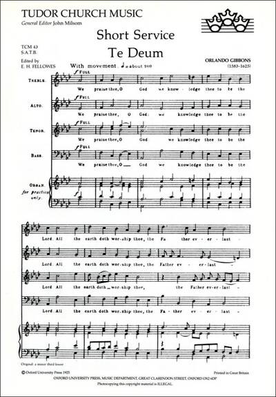 Picture of SHORT SERVICE CHANT