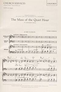 Picture of COMMUNION SERVICE: 'THE MASS OF THE QUIET HOUR' CHANT