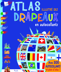 Image de Atlas illustré des drapeaux en autocollants