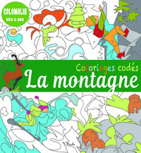 Picture of Coloriages codés - La montagne