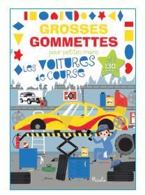 Image de Les voitures de course - Grosses gommettes pour petites mains