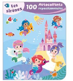 Picture of Les sirènes - 100 autocollants repositionnables
