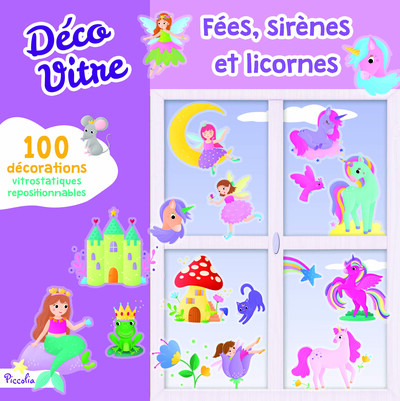 Image de Fées, sirènes et licornes - Déco vitre