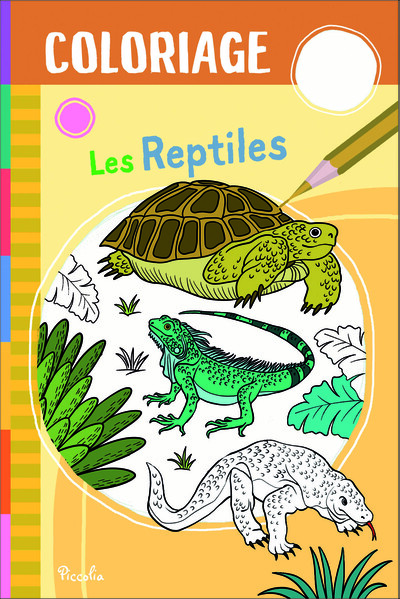Picture of Les reptiles - Coloriage