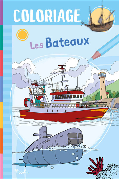 Picture of Les bateaux - Coloriage