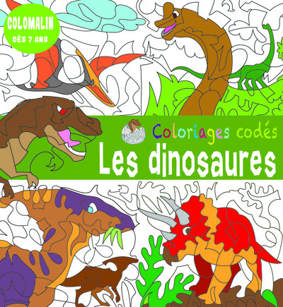 Picture of Coloriages codés - Les dinosaures