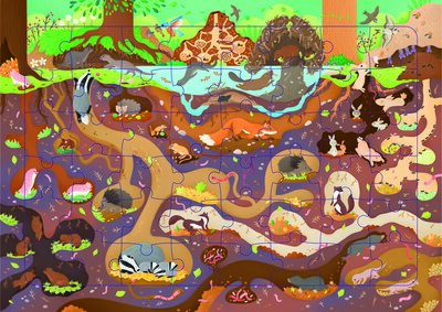 Picture of Sous la terre - Puzzle