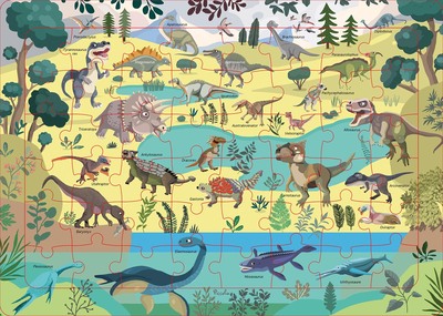 Image de Les dinosaures / puzzle