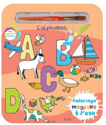 Image de L'alphabet - Coloriage magique à l'eau