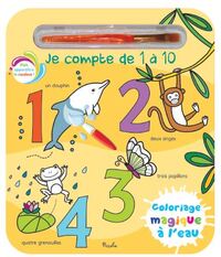 Image de Je compte de 1 à 10 - Coloriage magique à l'eau