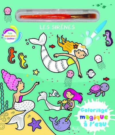 Image de Les sirènes - Coloriage magique à l'eau