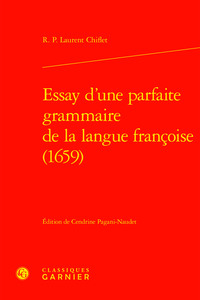 Image de Essay d'une parfaite grammaire de la langue françoise (1659)