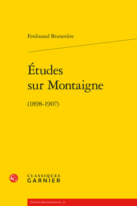 Picture of Études sur Montaigne
