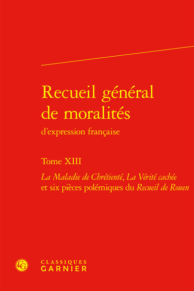 Picture of Recueil général de moralités