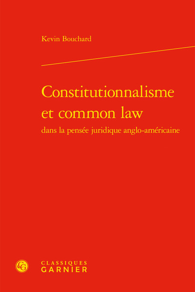 Picture of Constitutionnalisme et common law