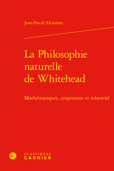 Picture of La Philosophie naturelle de Whitehead