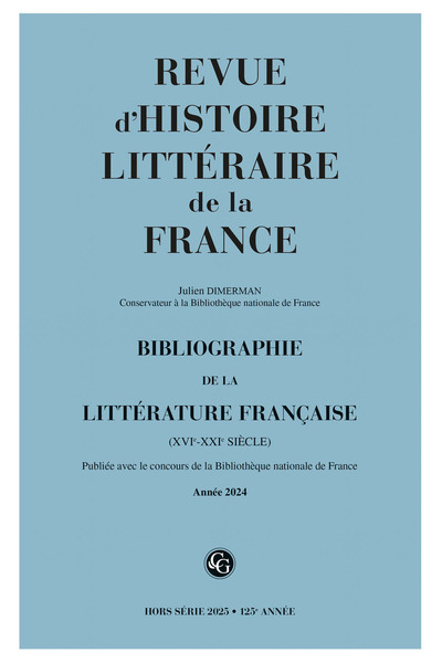 Picture of Bibliographie de la littérature française