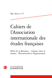 Picture of Cahiers de l'Association internationale des études françaises